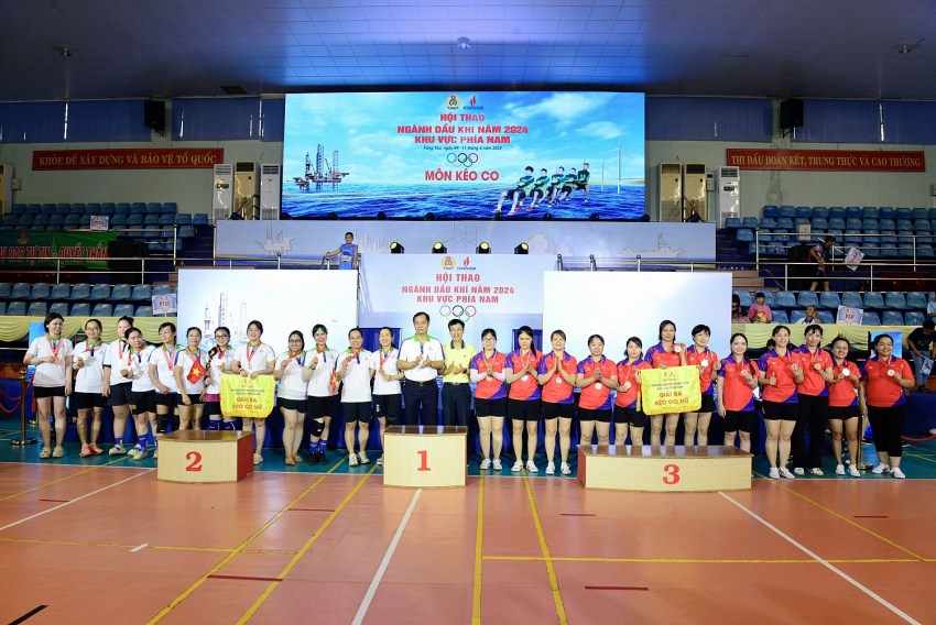 Chùm ảnh: Lễ Khai mạc Hội thao ngành Dầu khí khu vực phía Nam năm 2024 Chùm ảnh: Lễ Khai mạc Hội thao ngành Dầu khí khu vực phía Nam năm 2024