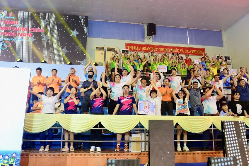 Chùm ảnh: Lễ Khai mạc Hội thao ngành Dầu khí khu vực phía Nam năm 2024 Chùm ảnh: Lễ Khai mạc Hội thao ngành Dầu khí khu vực phía Nam năm 2024