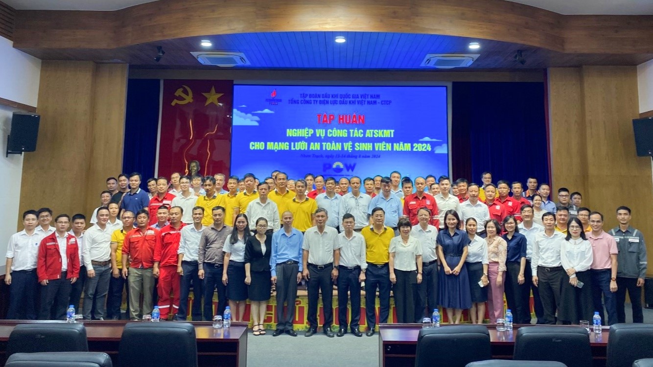 PV Power tổ chức thành công khóa Huấn luyện công tác ATSKMT năm 2024 KV phía Nam PV Power tổ chức thành công khóa huấn luyện công tác ATSKMT năm 2024 khu vực phía Nam