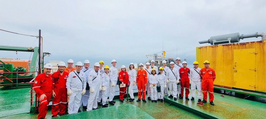 Đoàn cán bộ, chuyên gia Gazprom thăm và trao đổi kinh nghiệm tại Vietsovpetro