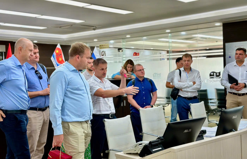 Đoàn cán bộ, chuyên gia Gazprom thăm và trao đổi kinh nghiệm tại Vietsovpetro