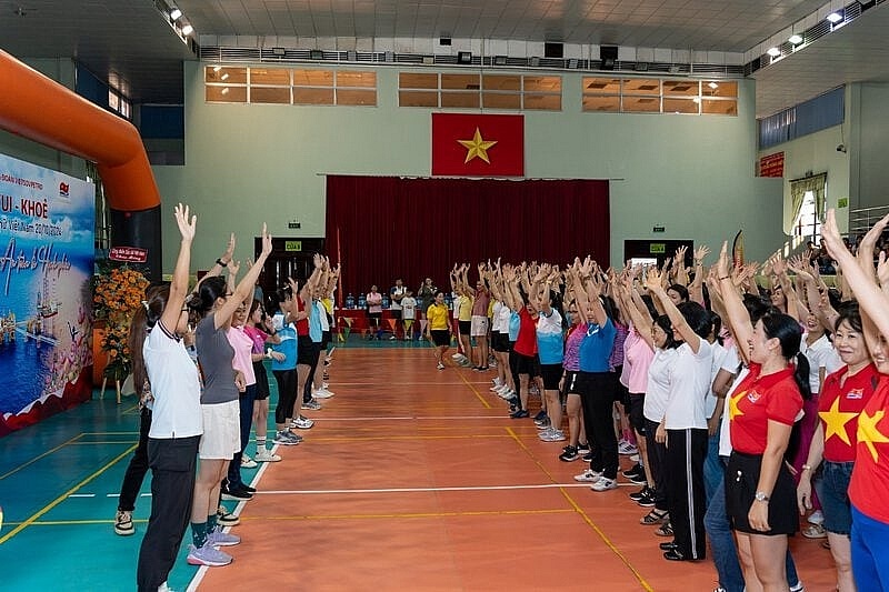 Ban Nữ công, Công đoàn Vietsovpetro tổ chức Hội thi Vui – Khỏe chào mừng ngày Phụ nữ Việt Nam
