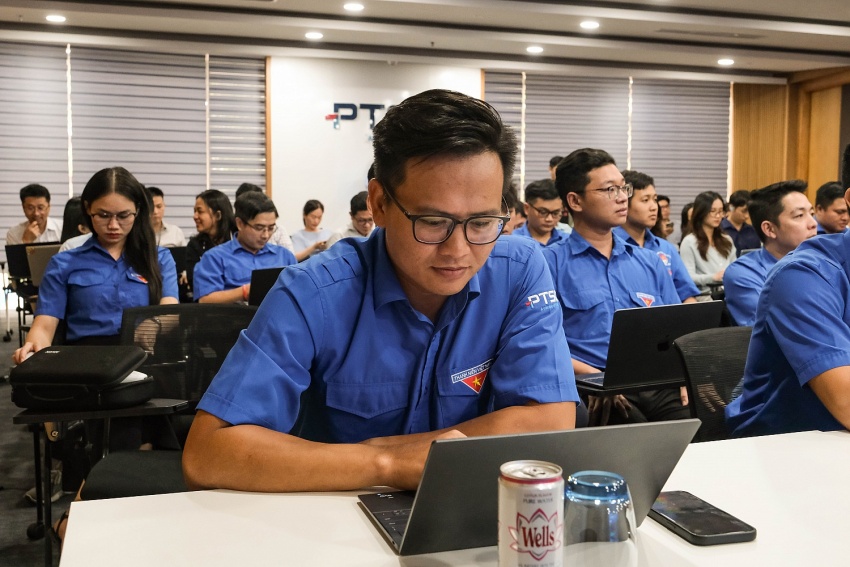 Đoàn thanh niên PTSC  , Hội thảo ứng dụng AI  , nâng cao hiệu suất công việc  , Đoàn Thanh niên Cơ quan Tổng công ty PTSC  , Trường Đại học Dầu khí Việt Nam  , 