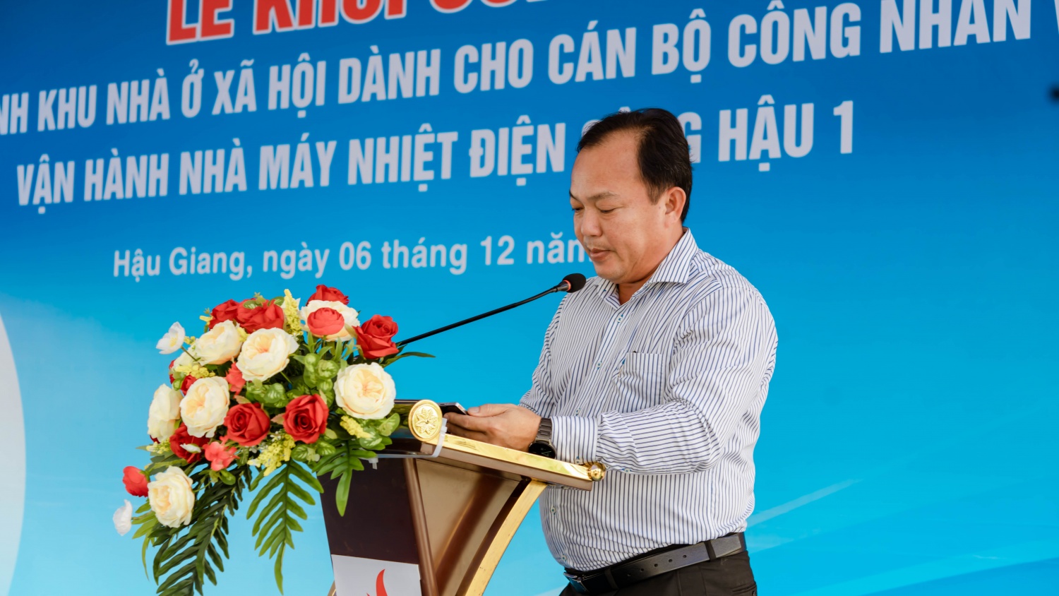 Khởi công và phát động thi đua xây dựng Khu nhà ở xã hội cho CBCNV vận hành NMNĐ Sông Hậu 1 Khởi công và phát động thi đua Dự án Khu nhà ở xã hội cho CBNCV vận hành NMNĐ Sông Hậu 1 2