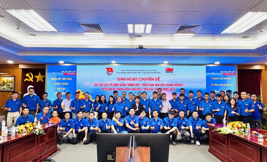 Đoàn Thanh niên Vietsovpetro tổ chức sinh hoạt chuyên đề văn hóa doanh nghiệp