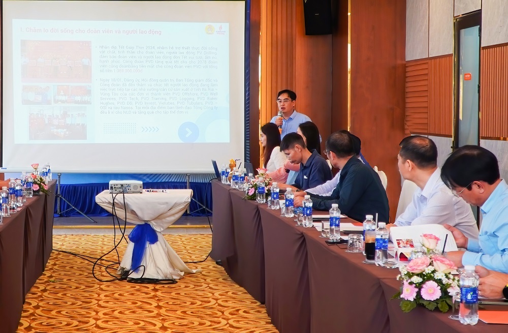 Công đoàn PV Drilling tổng kết hoạt động năm 2024 và triển khai nhiệm vụ năm 2025