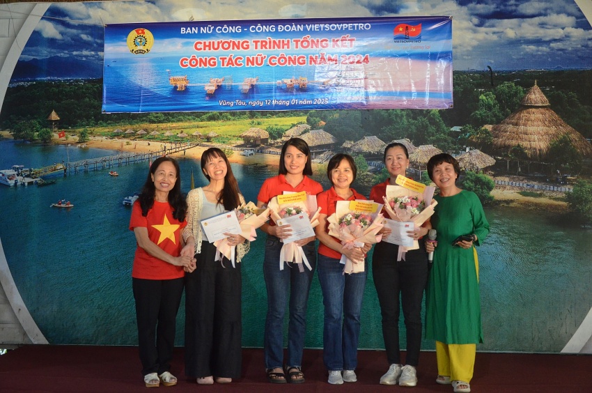 Ban Nữ công Công đoàn Vietsovpetro tổ chức chuỗi hoạt động ý nghĩa chào đón xuân Ất Tỵ 2025