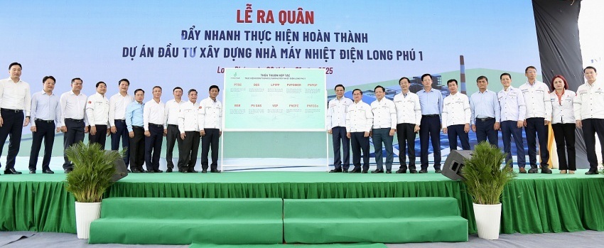 Tạo khí thế cho năm mới 2025, ngay từ đầu năm, Petrovietnam đã ra quân đẩy nhanh thực hiện hoàn thành dự án NMNĐ Long Phú 1