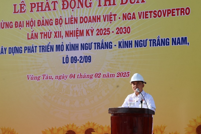 Vietsovpetro phát động thi đua hoàn thành vượt tiến độ dự án Kình Ngư Trắng – Kình Ngư Trắng Nam