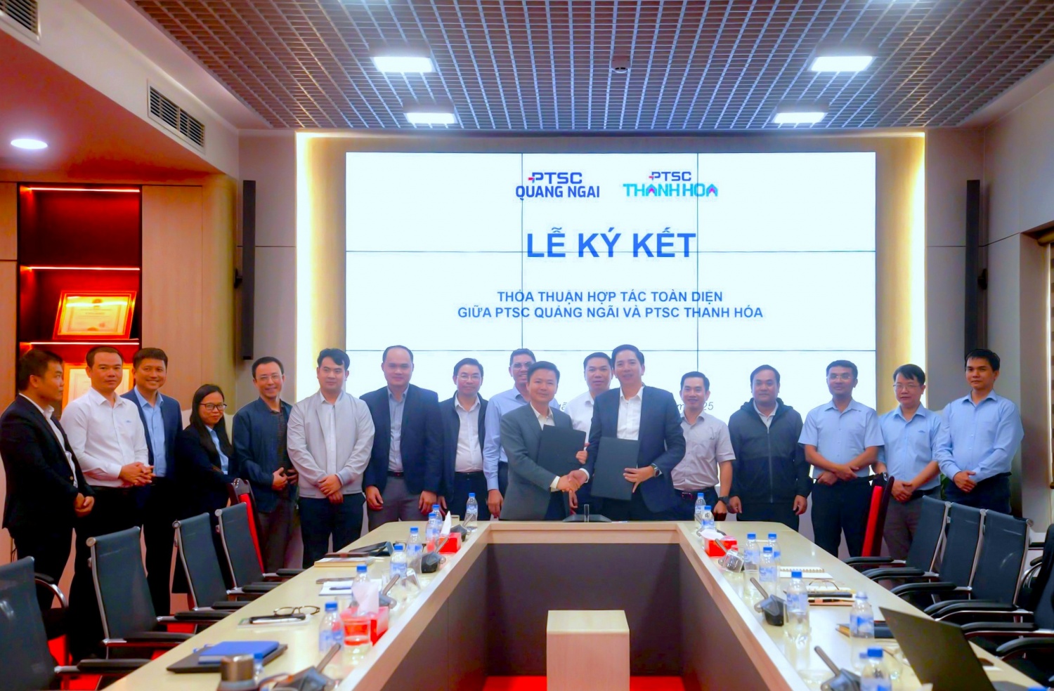 PTSC Quảng Ngãi và PTSC Thanh Hóa đẩy mạnh hợp tác chiến lược