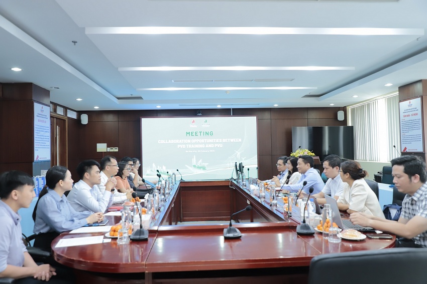 PVU trao đổi hợp tác với PVD Training