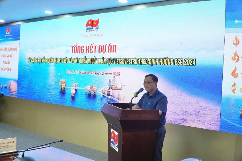 Vietsovpetro thúc đẩy quản trị tri thức và phát triển nguồn nhân lực theo định hướng ESG