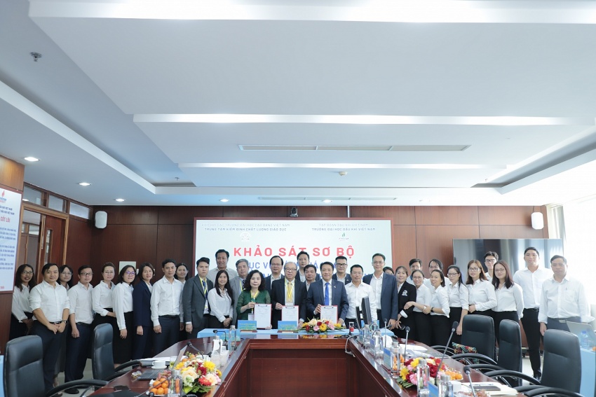 Đánh giá ngoài Khảo sát sơ bộ Kiểm định chất lượng Trường Đại học Dầu khí Việt Nam giai đoạn 2025 – 2030