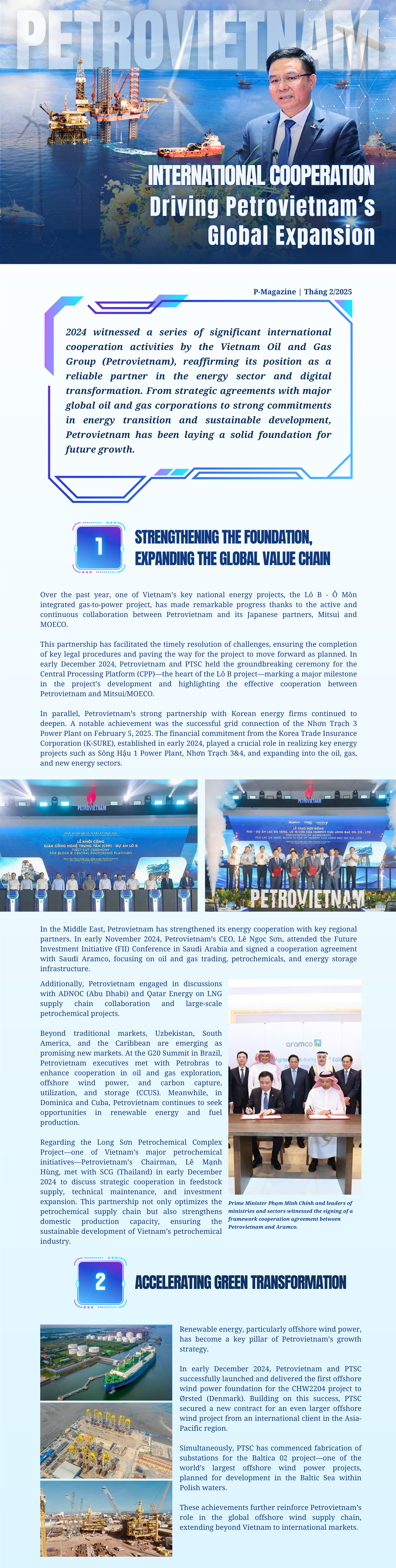 [P-Magazine] International Cooperation - Driving Petrovietnam’s Global Expansion