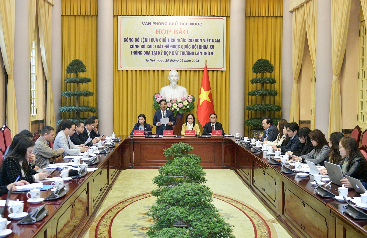Công bố Lệnh của Chủ tịch nước về 3 luật vừa được Quốc hội thông qua