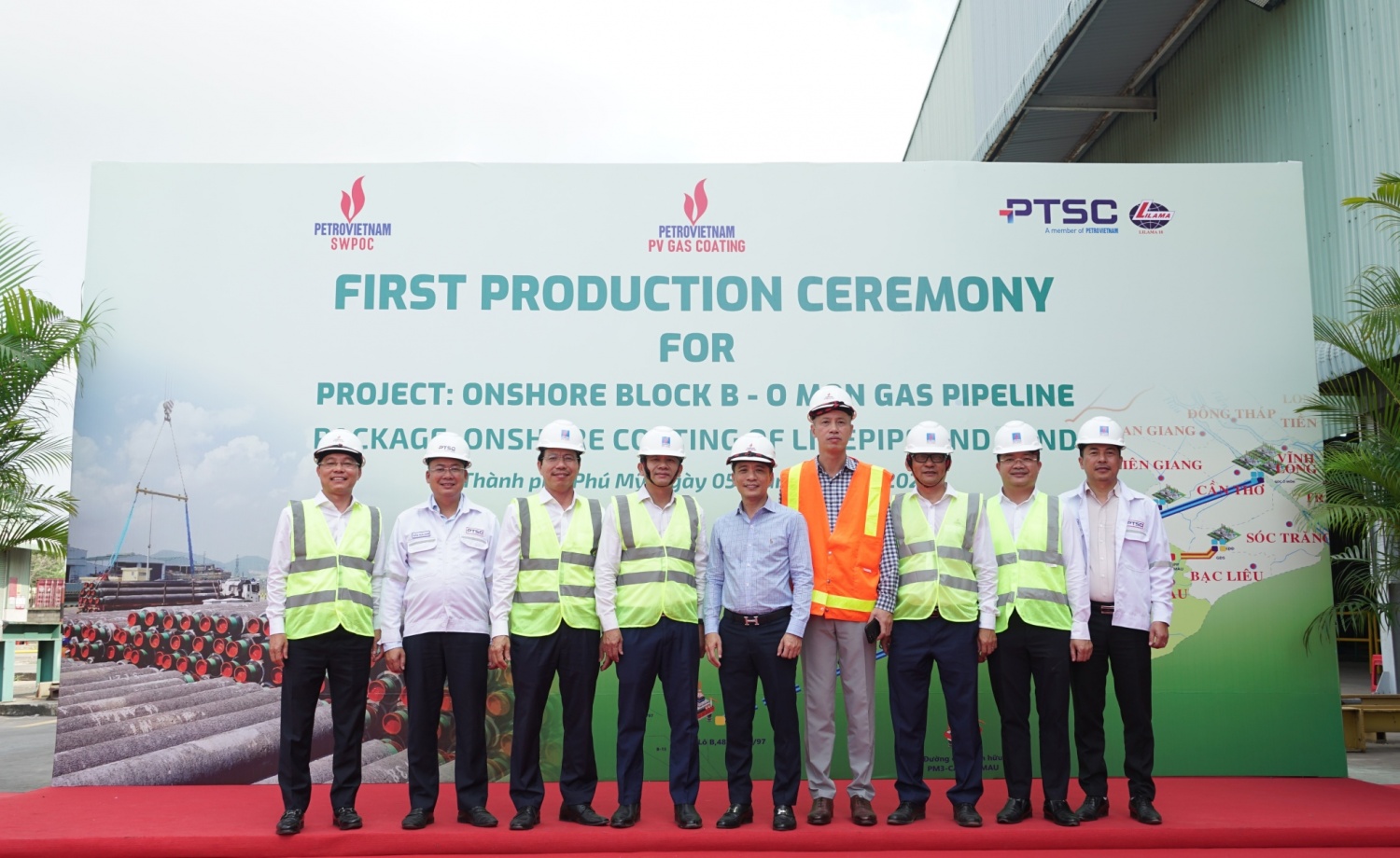 Dấu mốc mới của Dự án Đường ống dẫn khí Lô B - Ô Môn