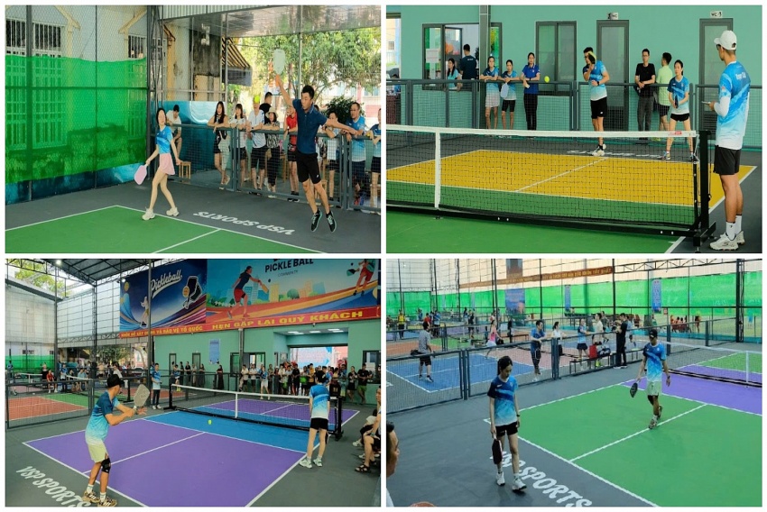 Trung tâm Văn hóa Thể thao Vietsovpetro đưa vào hoạt động 6 sân Pickleball tiêu chuẩn