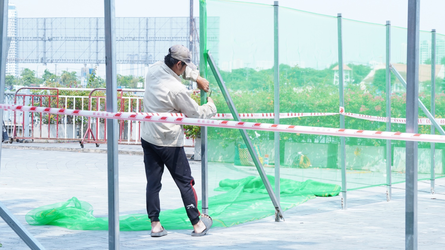 [Chùm ảnh] Toàn cảnh nơi được chọn đặt 18 khẩu pháo phục vụ Đại lễ 30/4