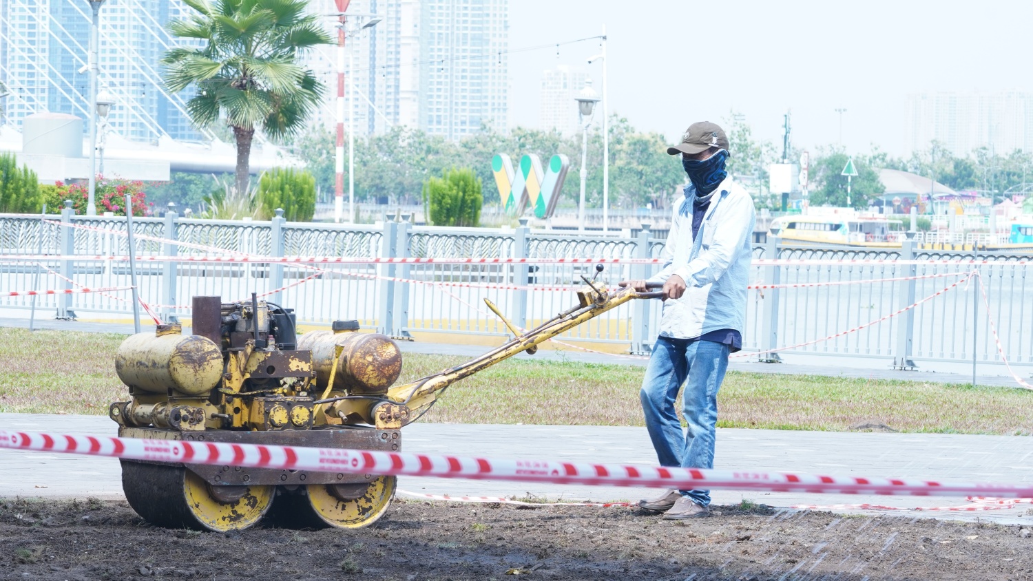 [Chùm ảnh] Toàn cảnh nơi được chọn đặt 18 khẩu pháo phục vụ Đại lễ 30/4