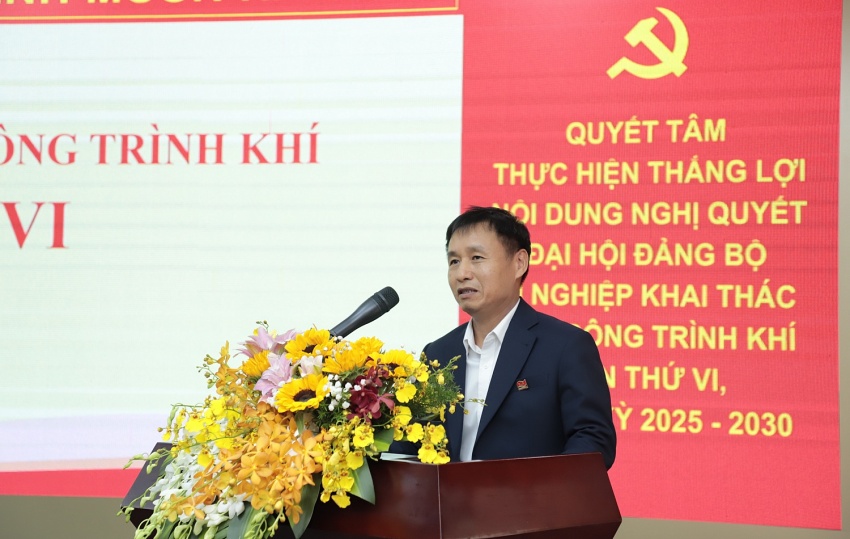 Đảng bộ Xí nghiệp Khí quyết tâm hoàn thành mục tiêu vì sự phát triển bền vững của Vietsovpetro