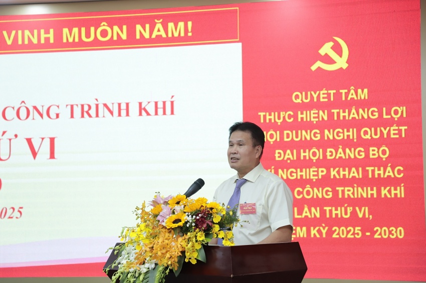 Đảng bộ Xí nghiệp Khí quyết tâm hoàn thành mục tiêu vì sự phát triển bền vững của Vietsovpetro
