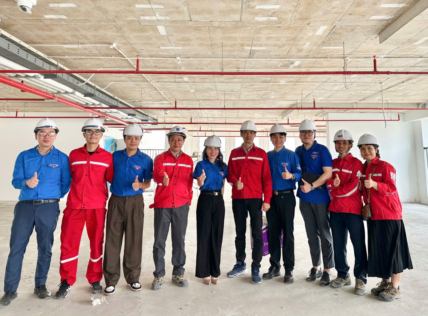 Tuổi trẻ PVPower tiếp sức nơi công trường dự án nhân dịp Tháng Thanh niên