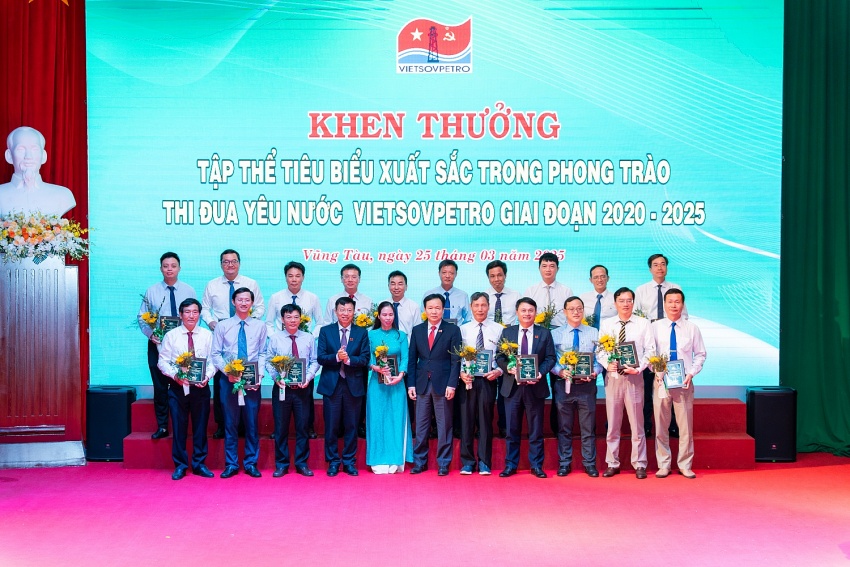 Vietsovpetro tôn vinh gương điển hình tiên tiến giai đoạn 2020 2025
