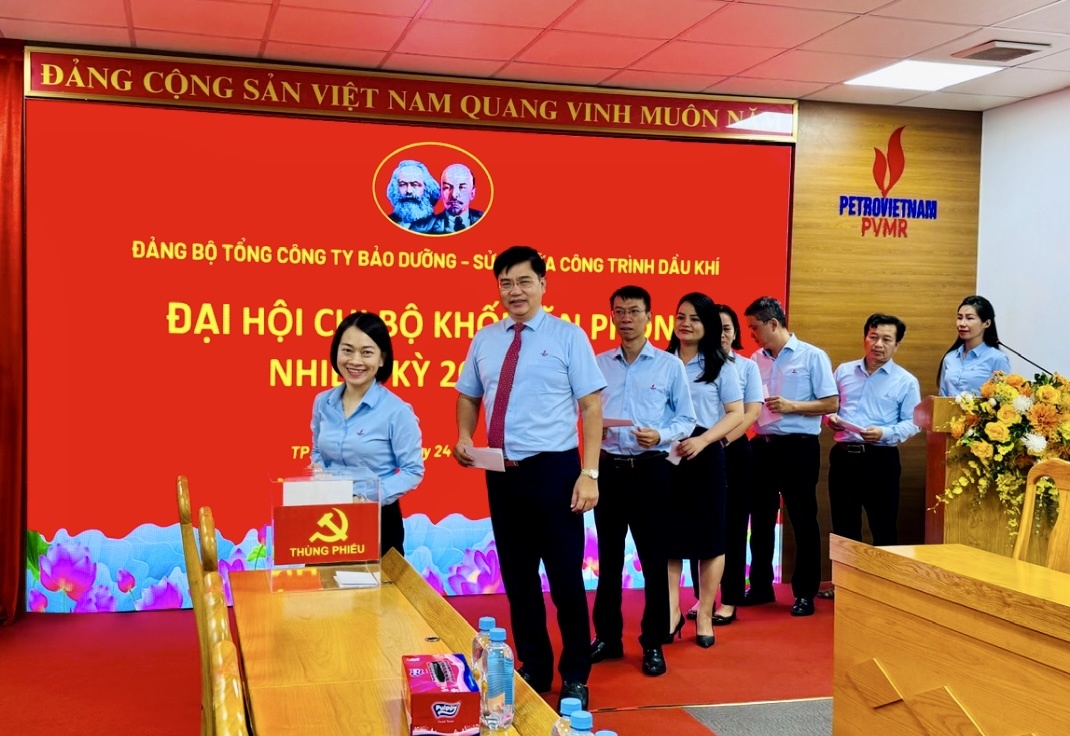 Đảng ủy PVMR chỉ đạo tổ chức thành công Đại hội các Chi bộ trực thuộc