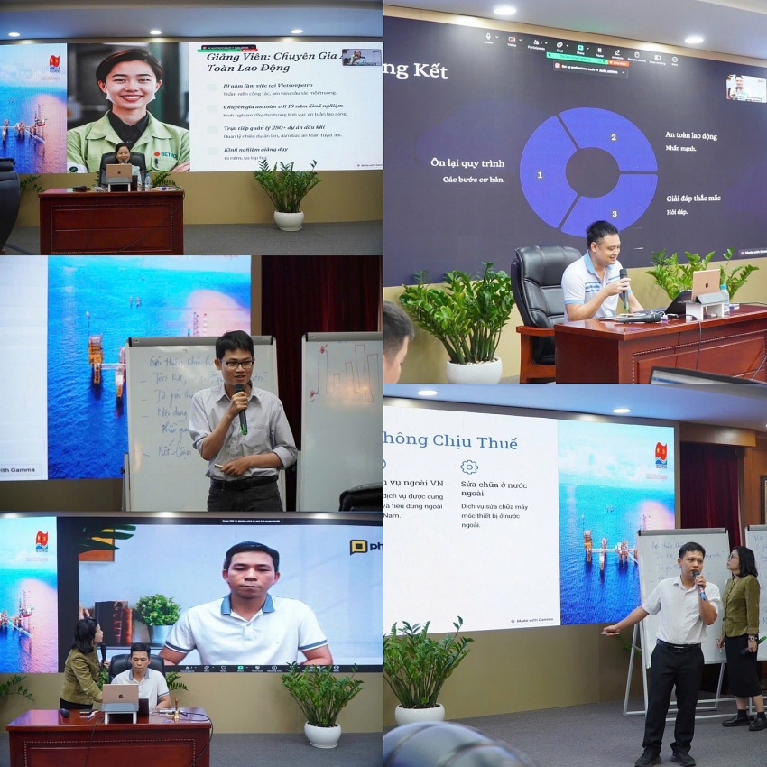 Vietsovpetro phát triển công tác đào tạo nội bộ