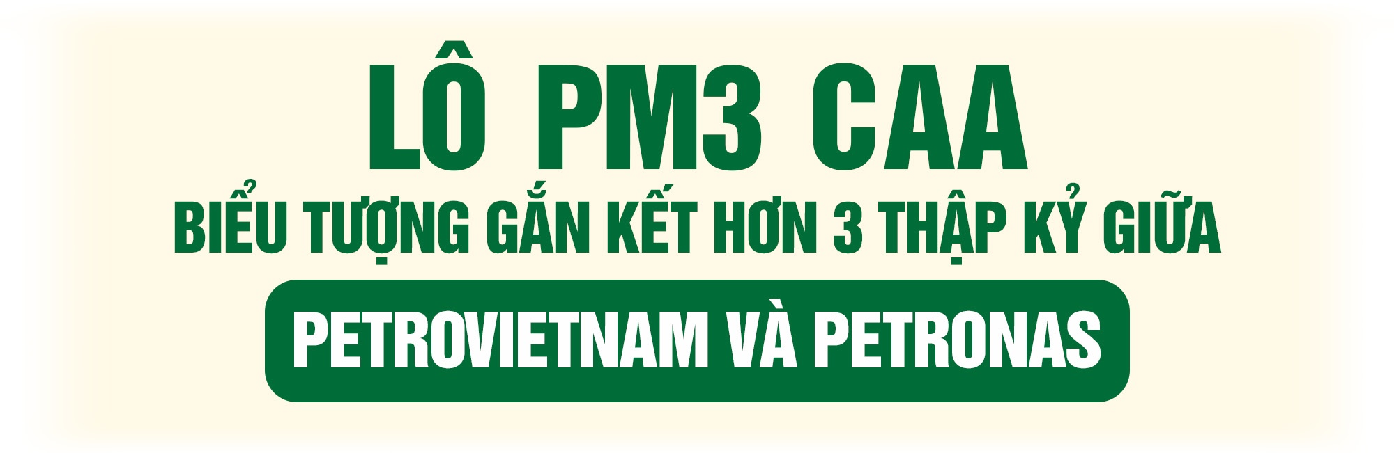 Petrovietnam - Petronas: Sự gắn bó chiến lược, hiệu quả và bền vững
