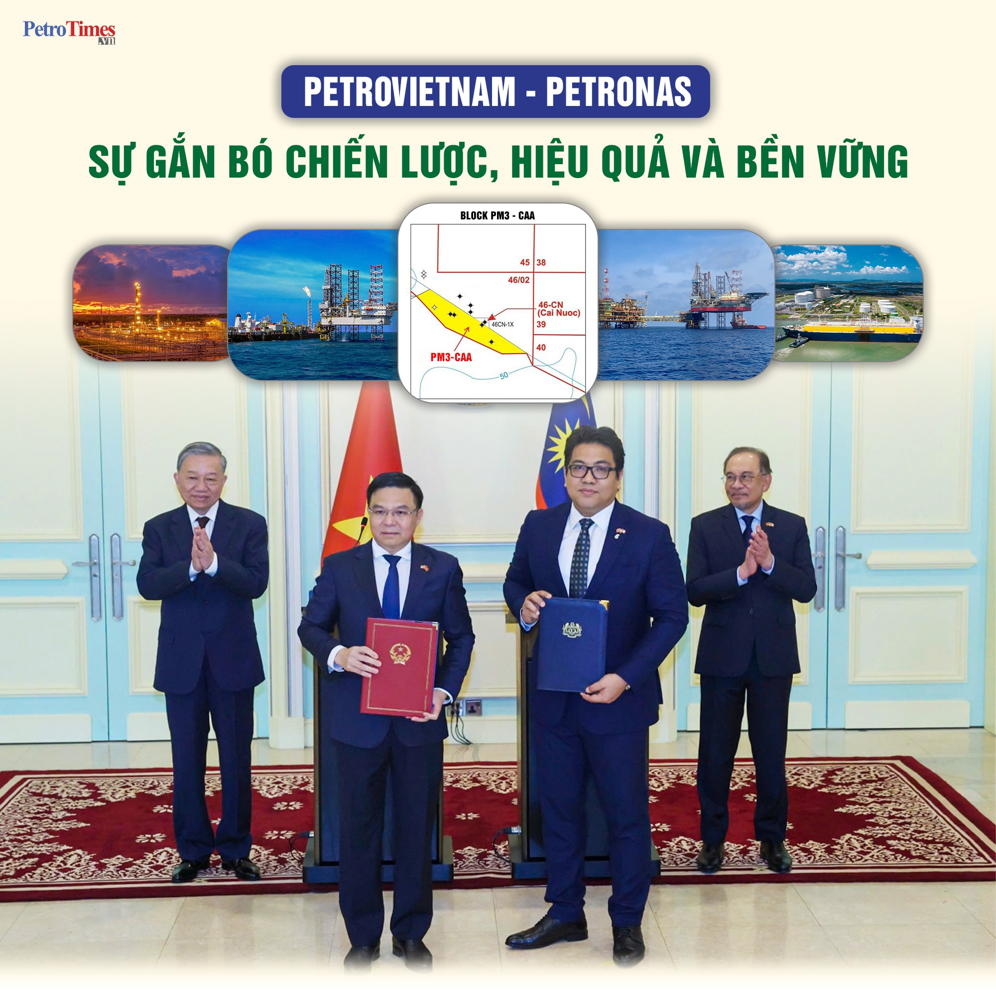 [P-Magazine] Petrovietnam - Petronas: Sự gắn bó chiến lược, hiệu quả và bền vững