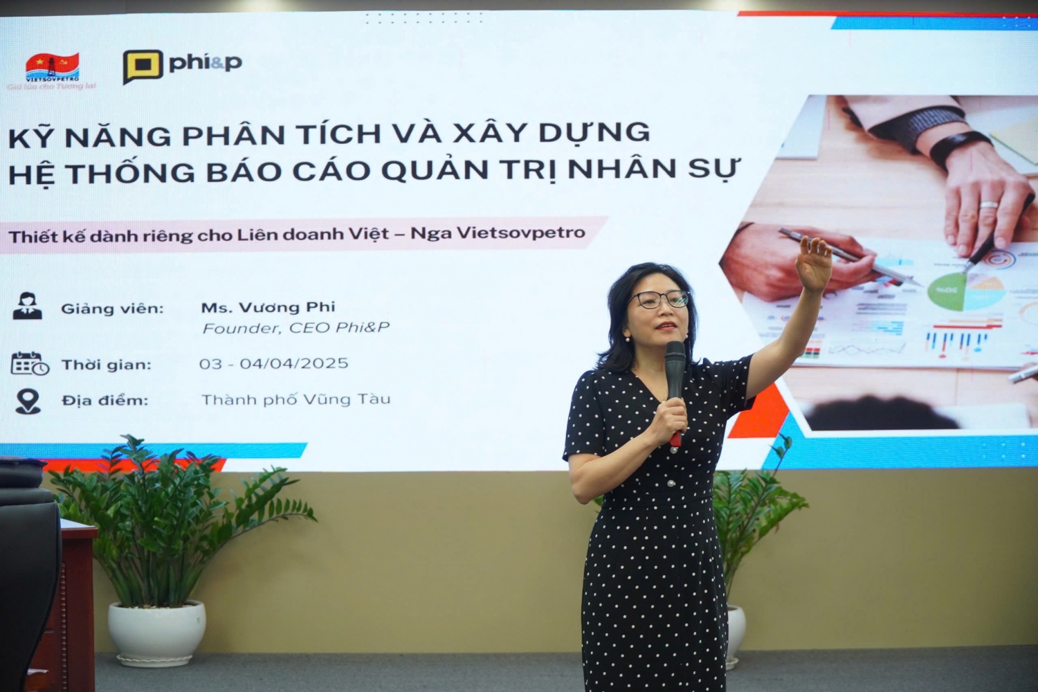 Vietsovpetro đào tạo nâng cao kỹ năng phân tích và xây dựng báo cáo quản trị nhân sự
