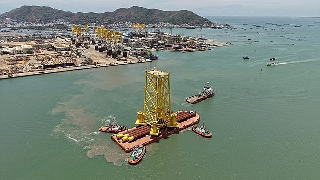 PV Shipyard successfully launches offshore substation jacket for Taiwan wind power project