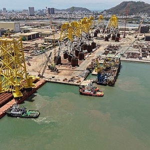 PV Shipyard successfully launches offshore substation jacket for Taiwan wind power project