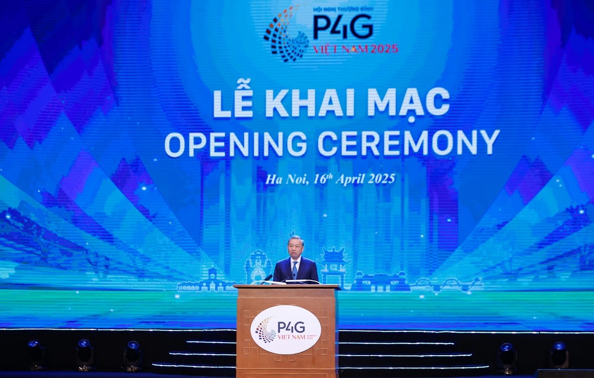 Tổng Bí thư Tô Lâm phát biểu thông điệp chính sách tại Hội nghị P4G Việt Nam 2025