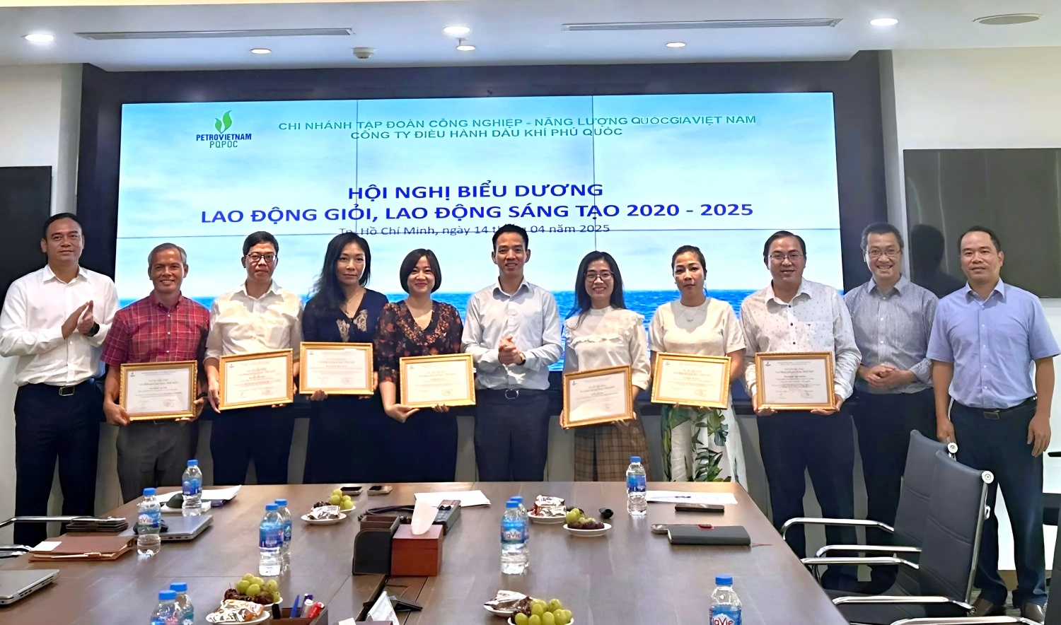 PQPOC biểu dương Lao động giỏi - Lao động sáng tạo giai đoạn 2020-2025