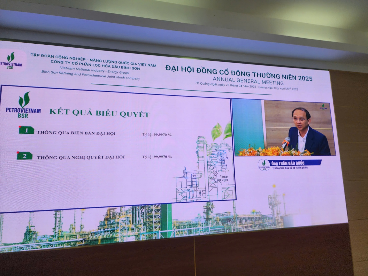 BSR tổ chức Đại hội đồng cổ đông thường niên 2025