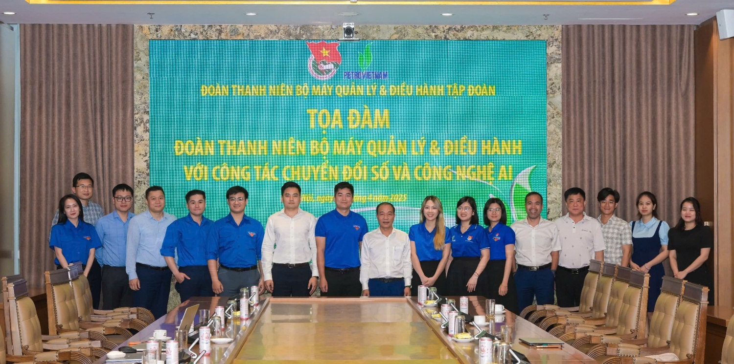 Đoàn Thanh niên Bộ máy quản lý và điều hành Petrovietnam xung kích trong chuyển đổi số và ứng dụng AI