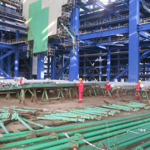 Khởi động lắp đặt lò hơi Nhà máy Nhiệt điện Long Phú 1