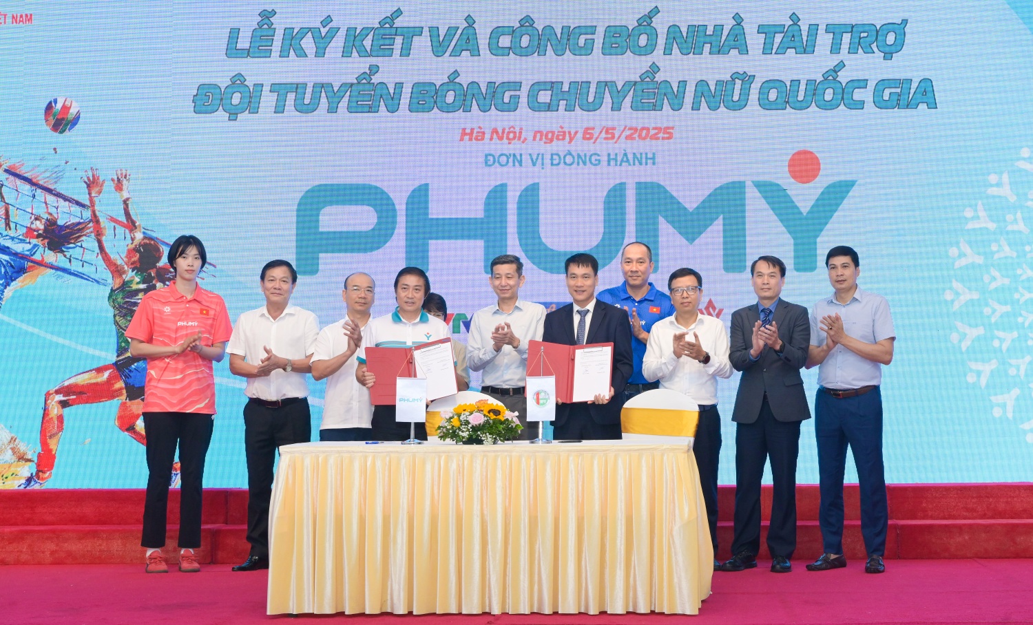 PVFCCo - Phú Mỹ đồng hành cùng Đội tuyển Bóng chuyền nữ Việt Nam