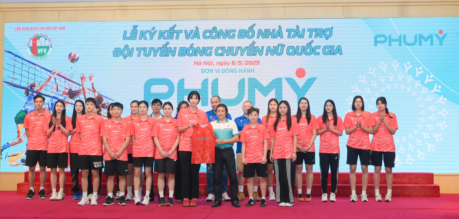 PVFCCo - Phú Mỹ đồng hành cùng Đội tuyển Bóng chuyền nữ Việt Nam