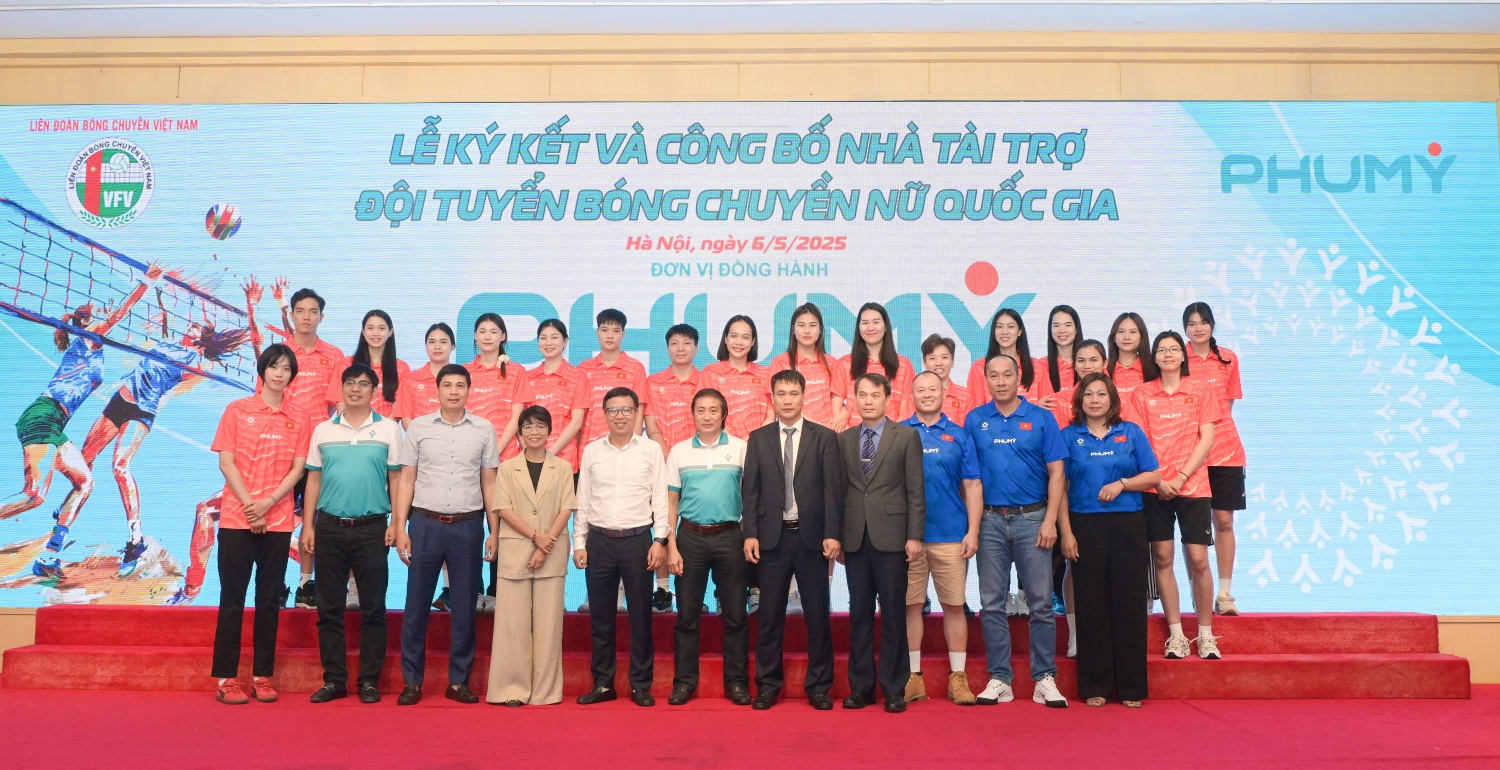 PVFCCo - Phú Mỹ đồng hành cùng Đội tuyển Bóng chuyền nữ Việt Nam