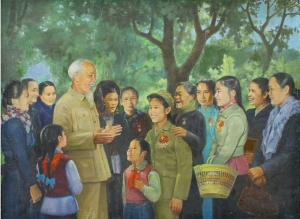 Hình ảnh Chủ tịch Hồ Chí Minh trong nghệ thuật tạo hình