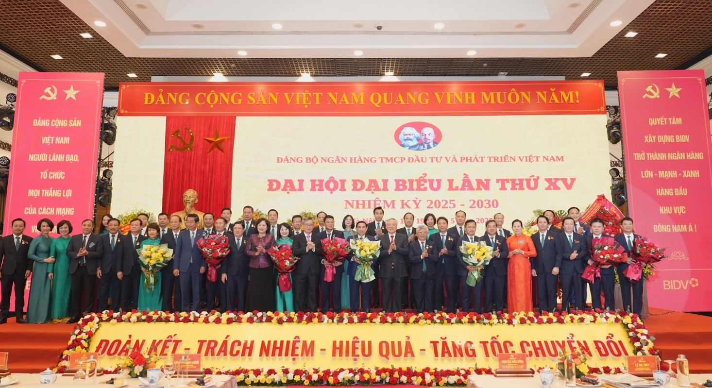 Đảng bộ BIDV tổ chức thành công Đại hội đại biểu lần thứ XV, nhiệm kỳ 2025 - 2030