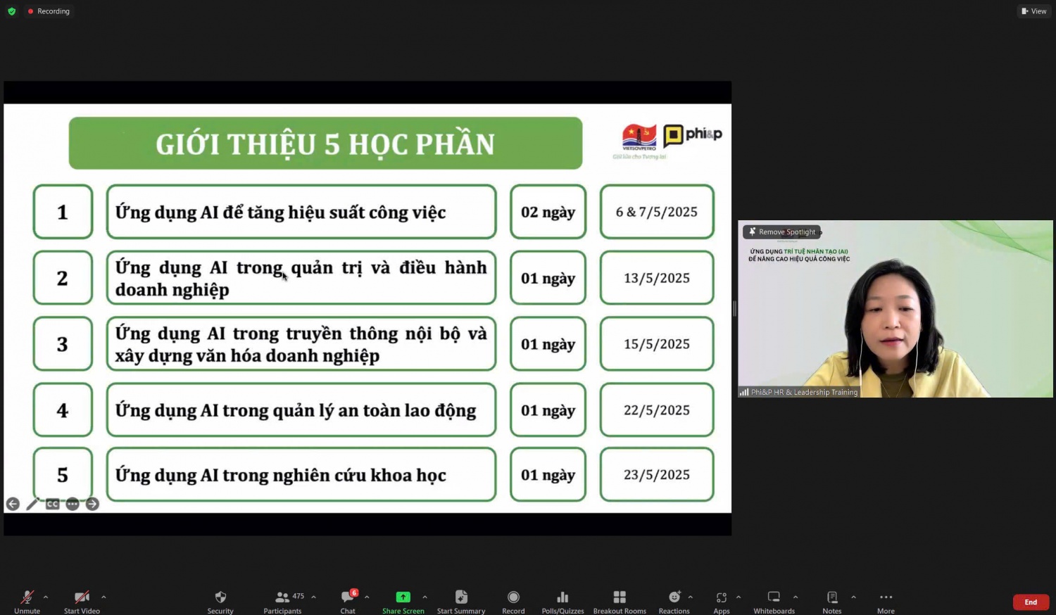 Vietsovpetro hoàn thành chuỗi chương trình đào tạo “Ứng dụng Trí tuệ nhân tạo (AI) để nâng cao hiệu quả công việc”