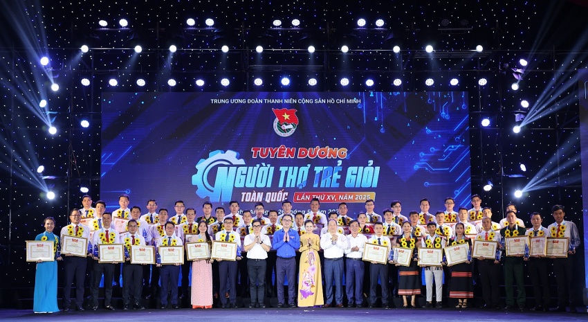 Tự hào tuổi trẻ Vietsovpetro được vinh danh “Người thợ trẻ giỏi” toàn quốc lần thứ XV năm 2025