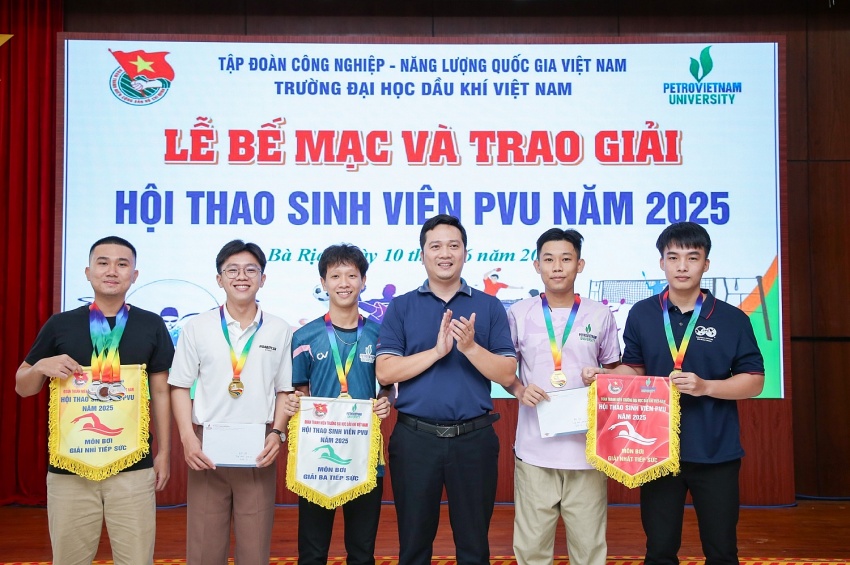 Sôi động Hội thao Sinh viên PVU 2025: Dấu ấn tuổi trẻ, gắn kết và phát triển toàn diện