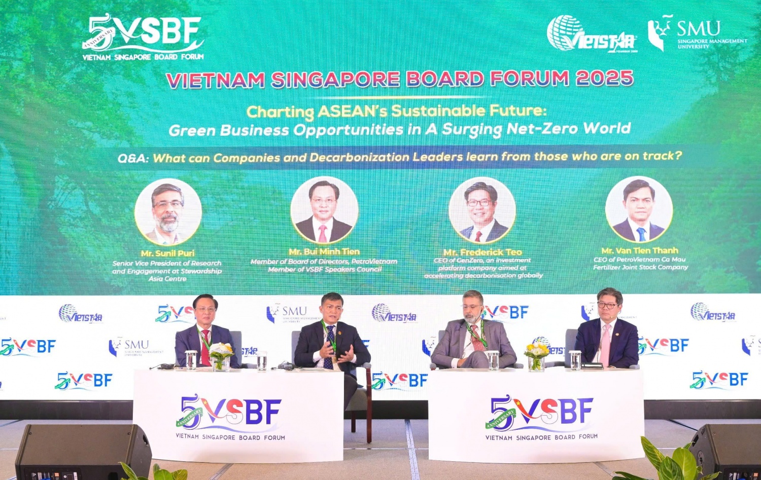 Petrovietnam tham dự VSBF 2025, góp phần thiết lập biểu đồ Bền vững ASEAN