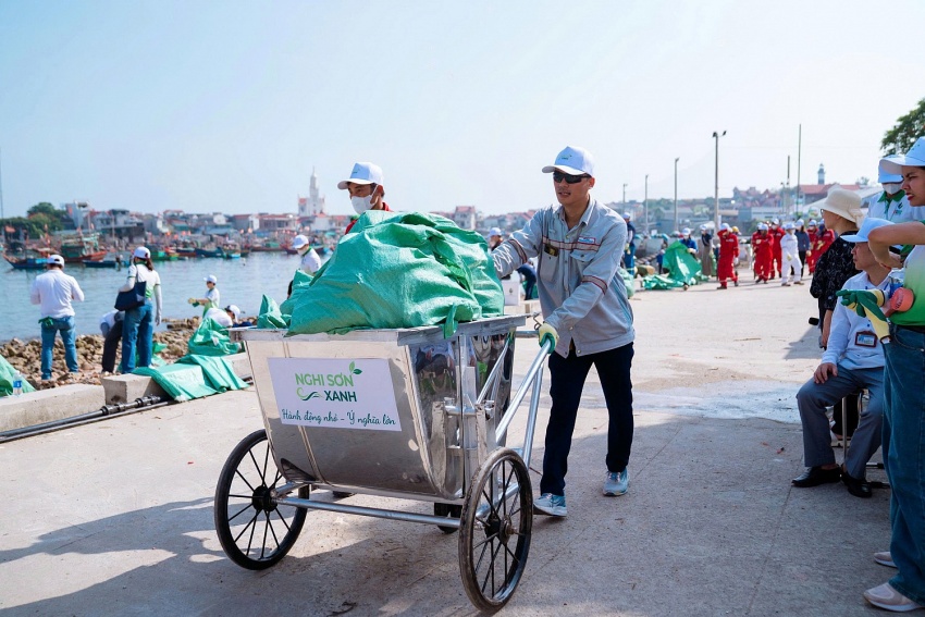 PTSC Thanh Hóa tham gia Chiến dịch Làm sạch biển 2025 - Hưởng ứng sáng kiến “Nghi Sơn Xanh”