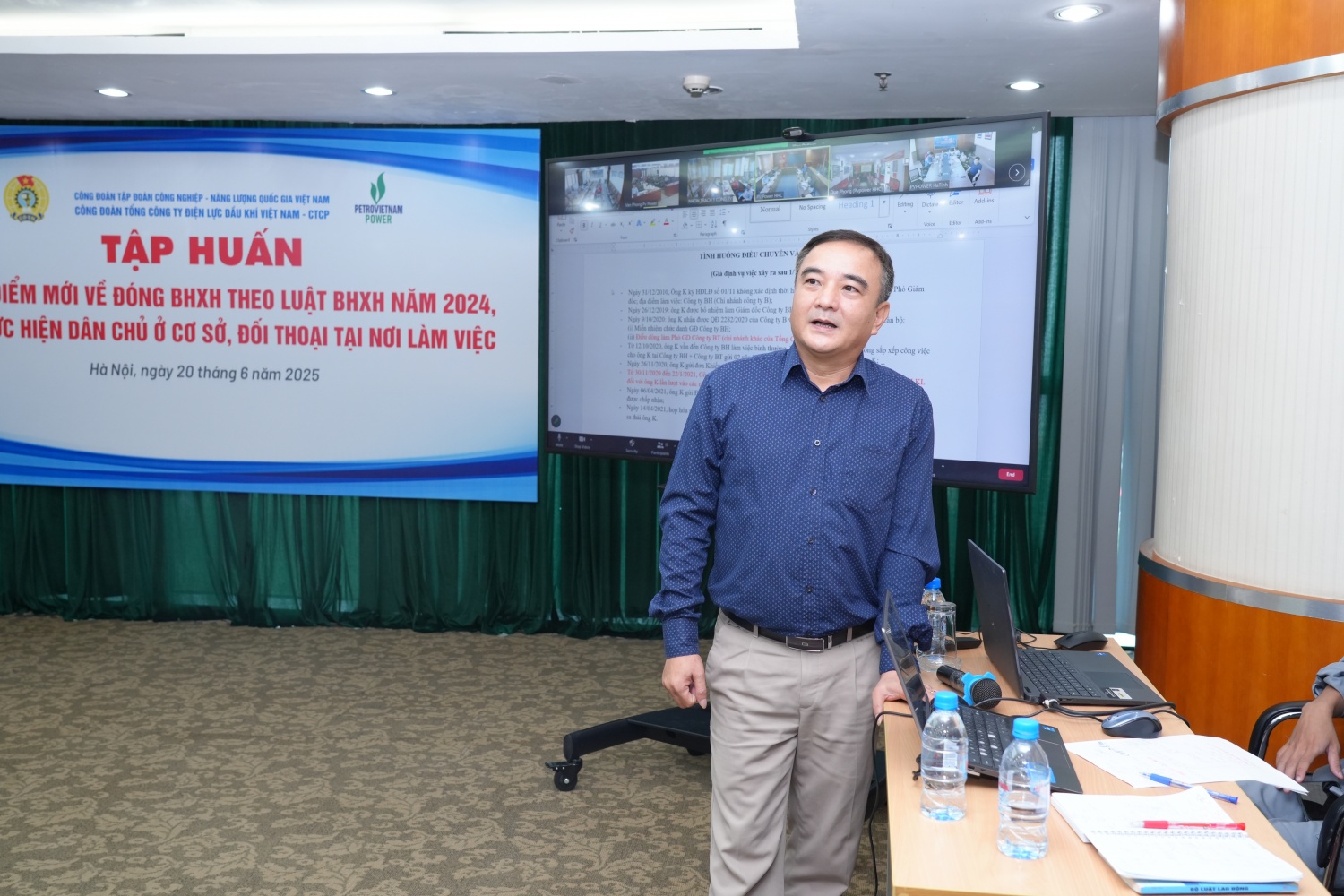Công đoàn PV Power tổ chức tập huấn nghiệp vụ cho cán bộ công đoàn cơ sở trong tình hình mới Công đoàn PV Power tổ chức tập huấn nghiệp vụ cho cán bộ công đoàn cơ sở trong tình hình mới